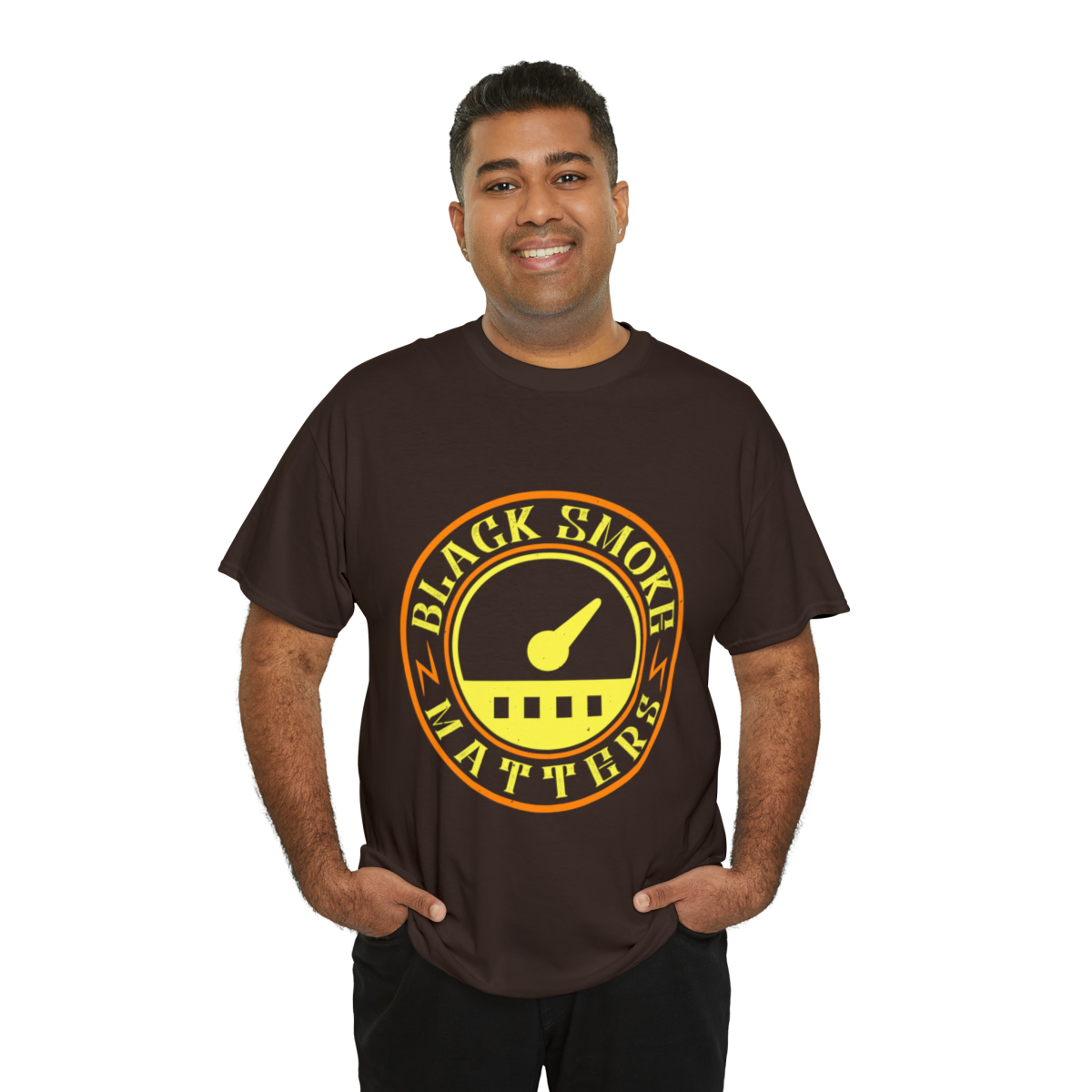 Unisex Heavy Cotton Tee - Black Smoke Matters - Image 32