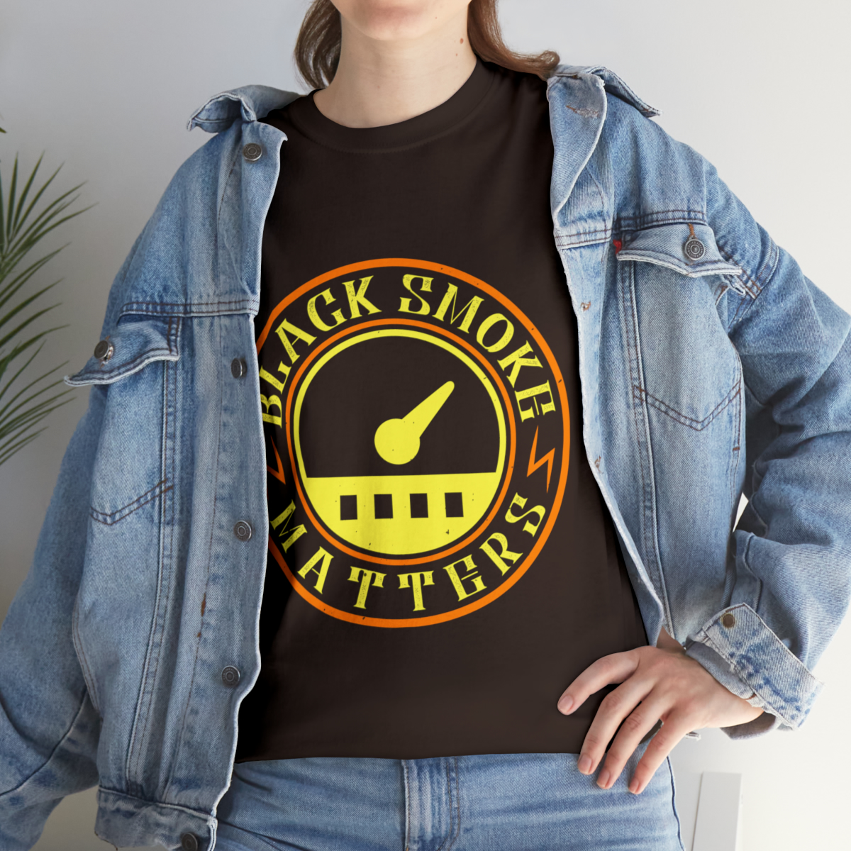 Unisex Heavy Cotton Tee - Black Smoke Matters - Image 33