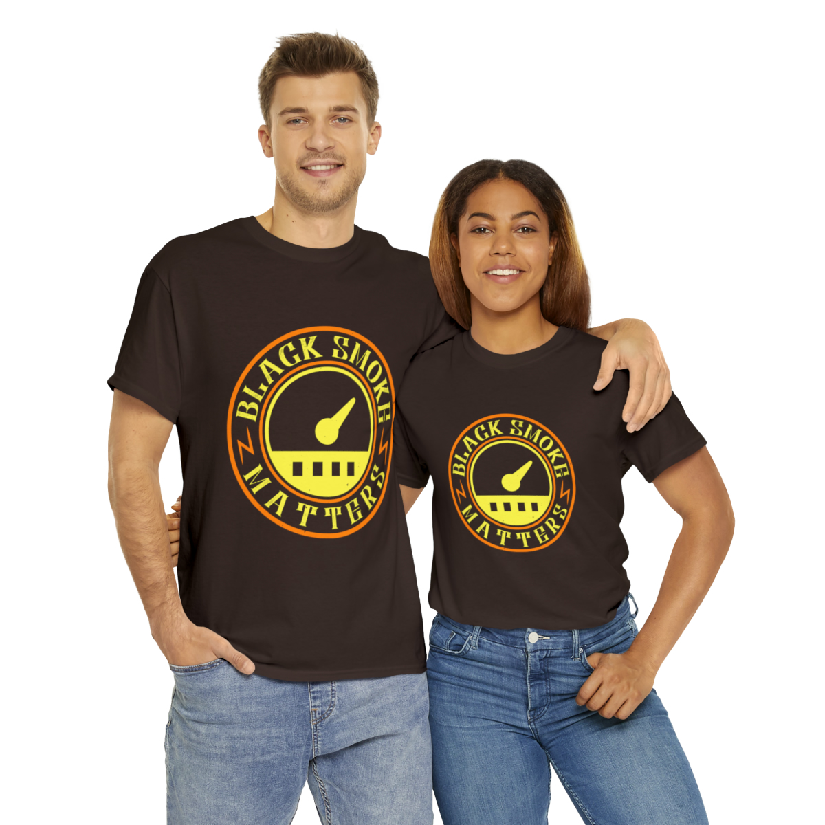 Unisex Heavy Cotton Tee - Black Smoke Matters - Image 34