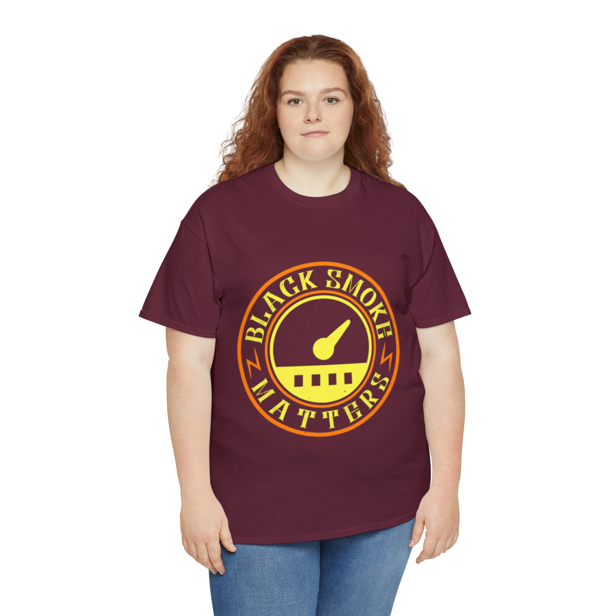 Unisex Heavy Cotton Tee - Black Smoke Matters - Image 19
