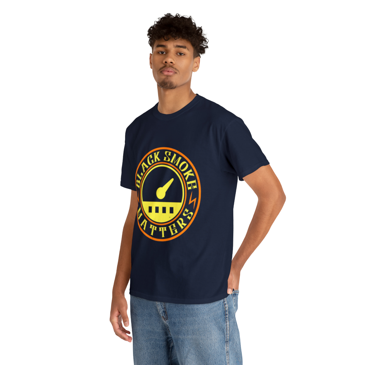 Unisex Heavy Cotton Tee - Black Smoke Matters - Image 102