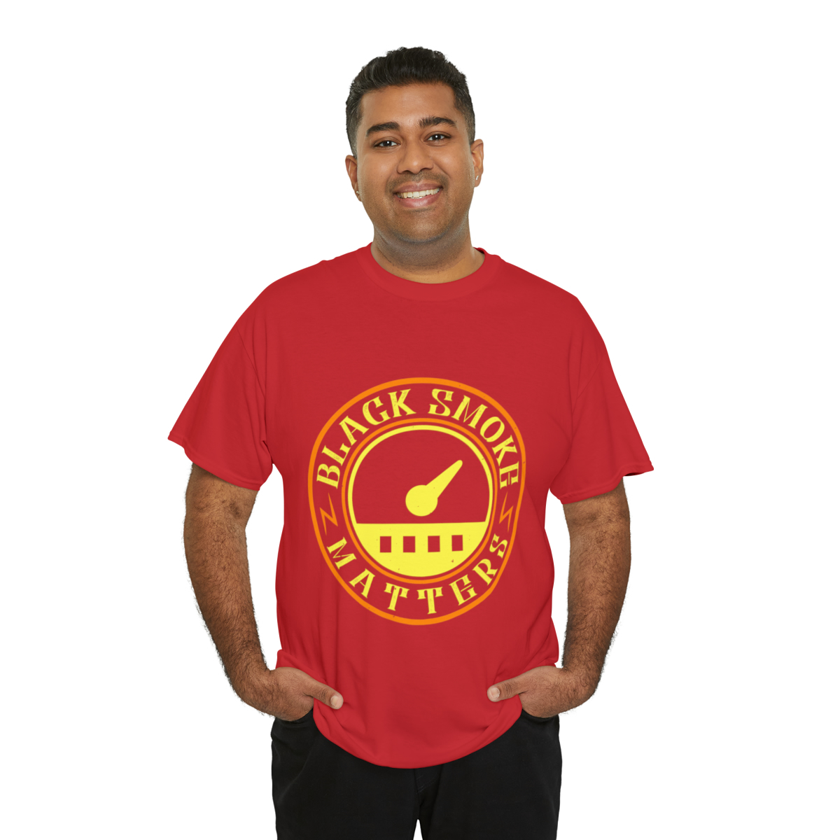 Unisex Heavy Cotton Tee - Black Smoke Matters - Image 116