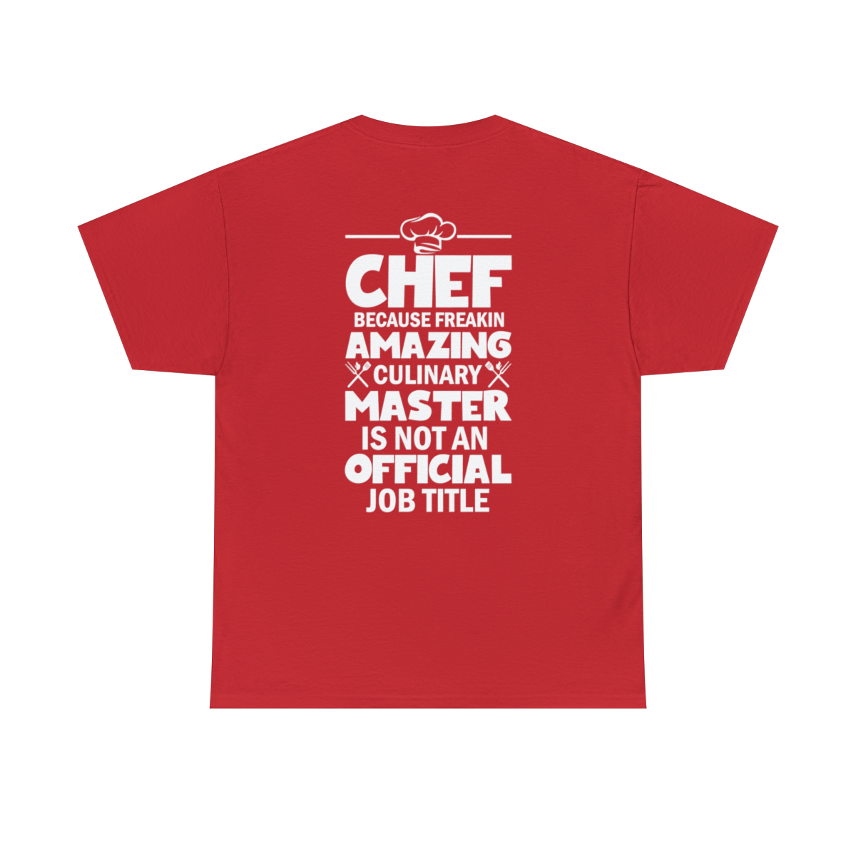 Unisex Heavy Cotton Tee - Chef - Culinary Master - Image 121