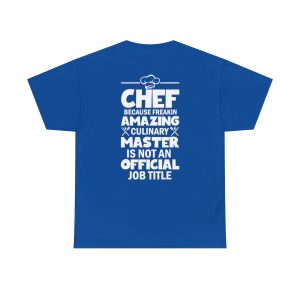 Unisex Heavy Cotton Tee - Chef - Culinary Master