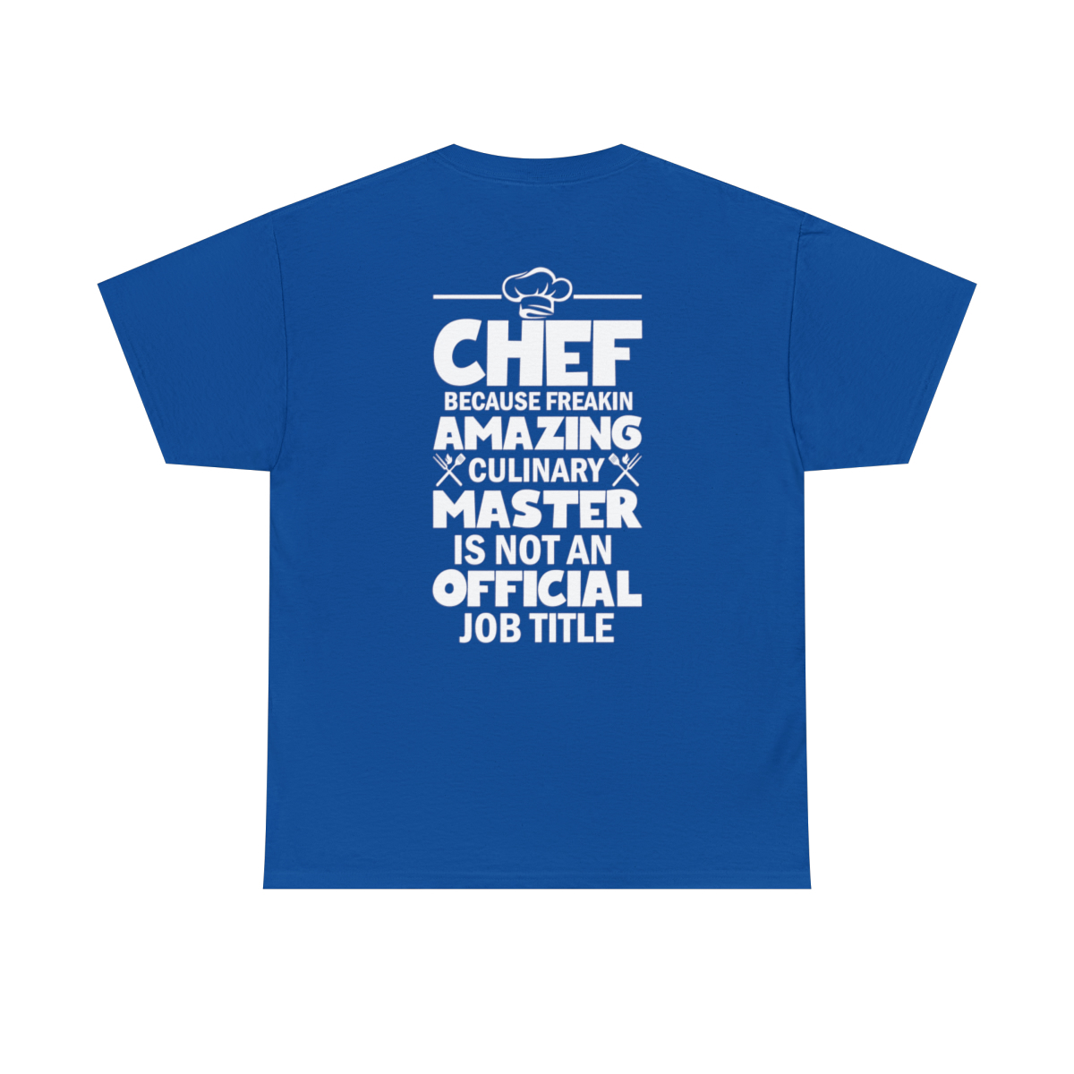 Unisex Heavy Cotton Tee - Chef - Culinary Master