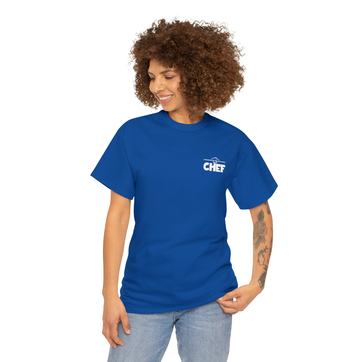 Unisex Heavy Cotton Tee - Chef - Culinary Master - Image 3