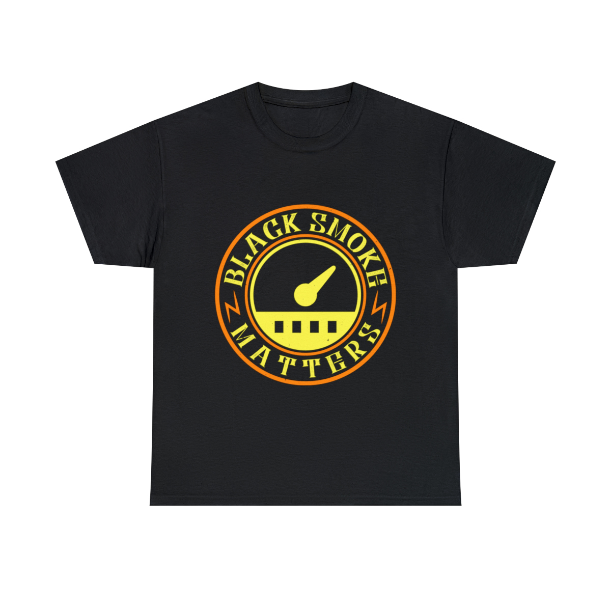 Unisex Heavy Cotton Tee - Black Smoke Matters - Image 2