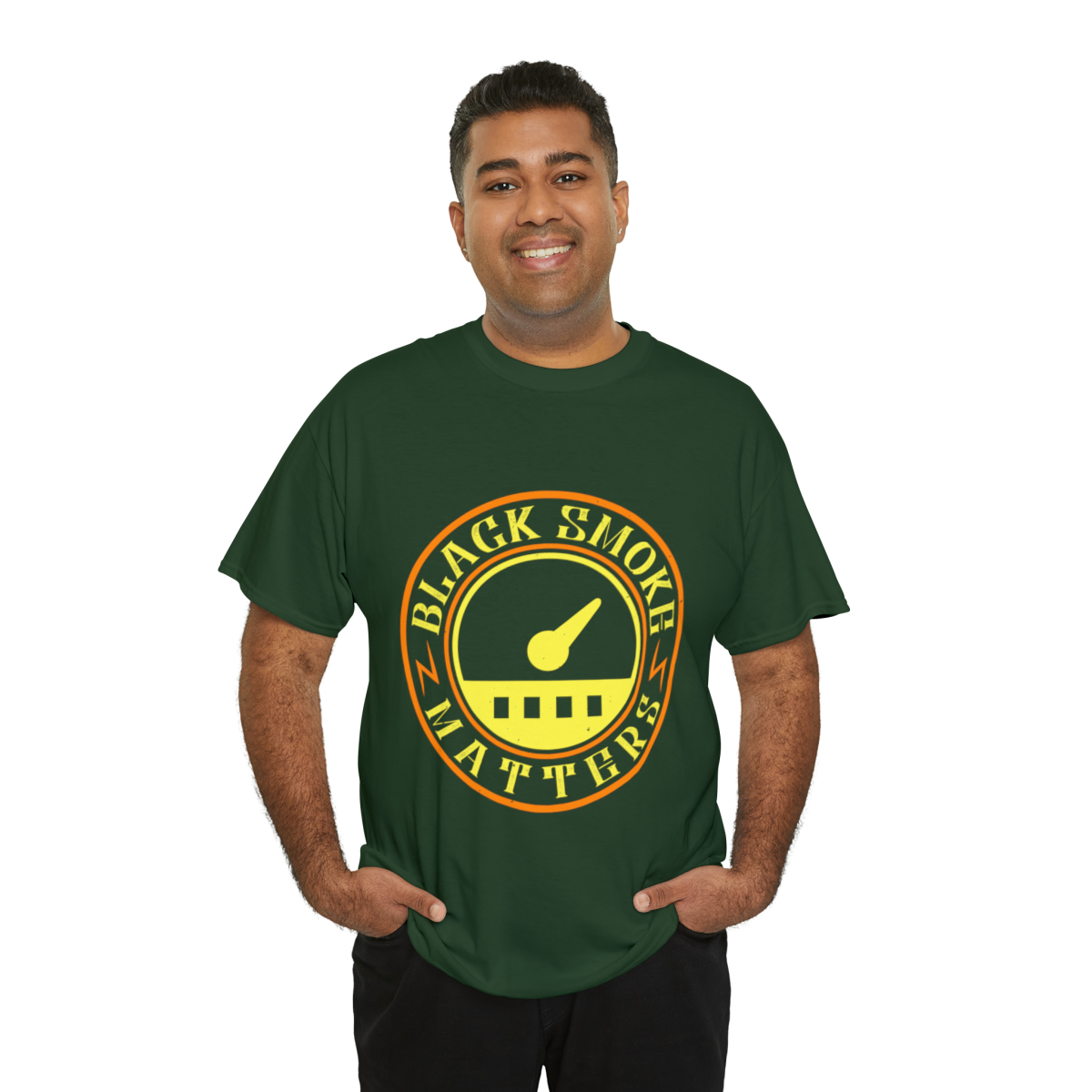 Unisex Heavy Cotton Tee - Black Smoke Matters - Image 56
