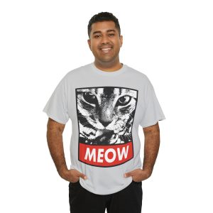 Unisex Heavy Cotton Tee - Cat - MEOW