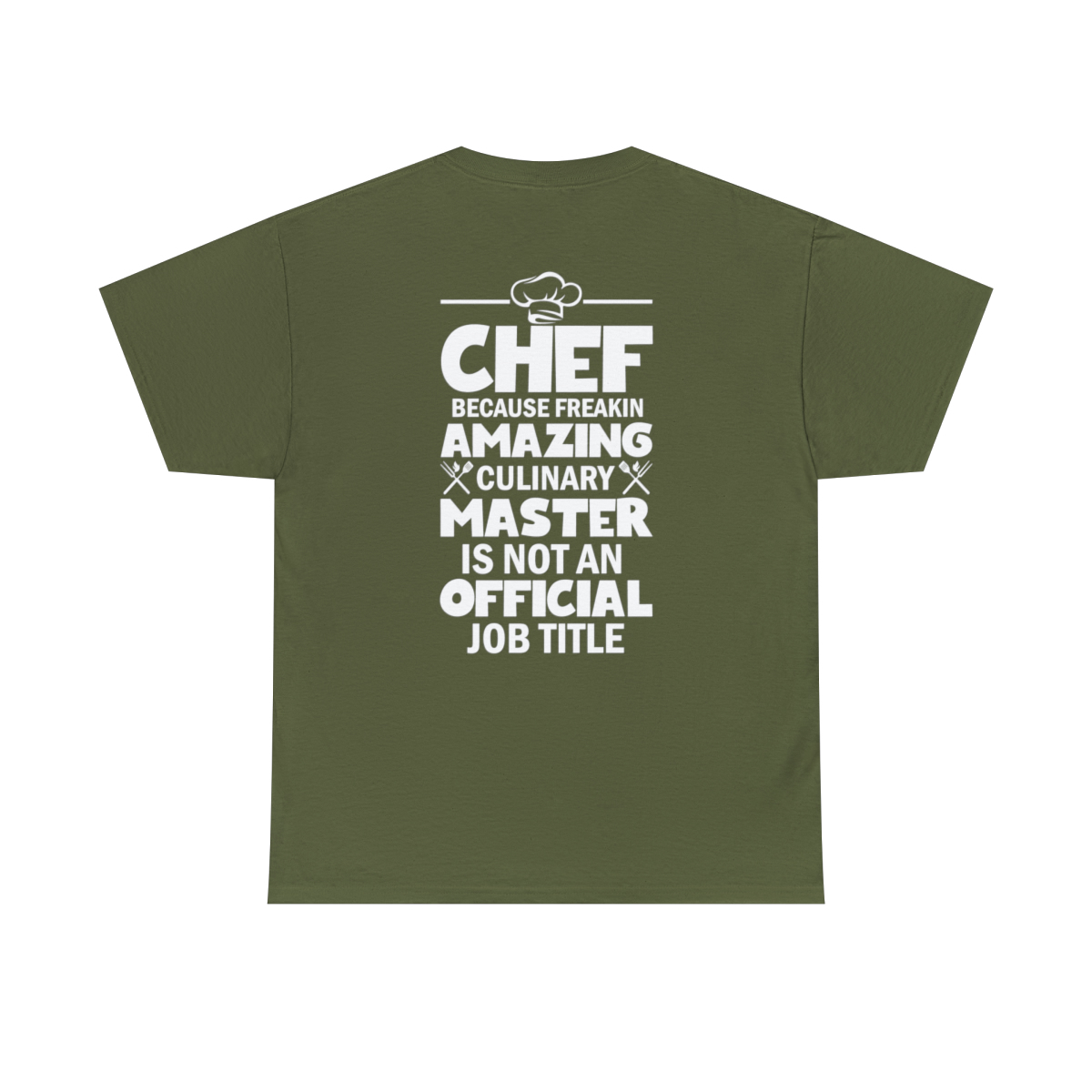 Unisex Heavy Cotton Tee - Chef - Culinary Master - Image 49