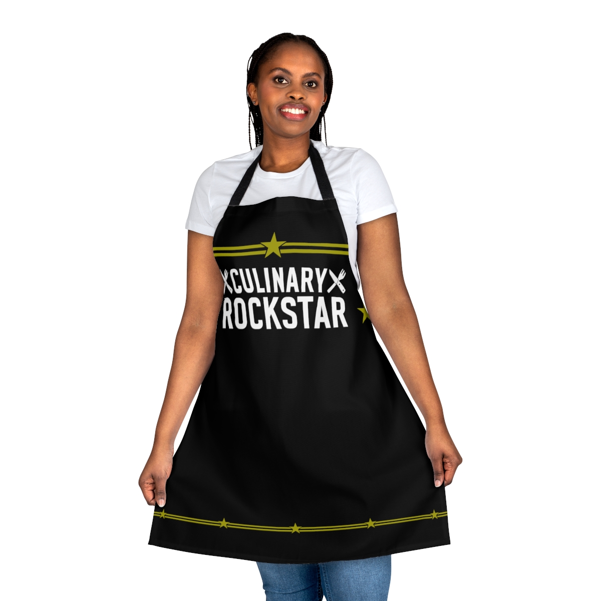 Culinary Rockstar Apron, Chefs Apron and Cooking gift - Image 2